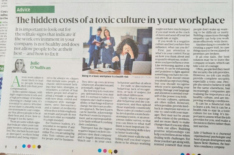 Sunday Business Post article